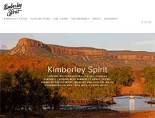 Tablet Screenshot of kimberleyspirit.com